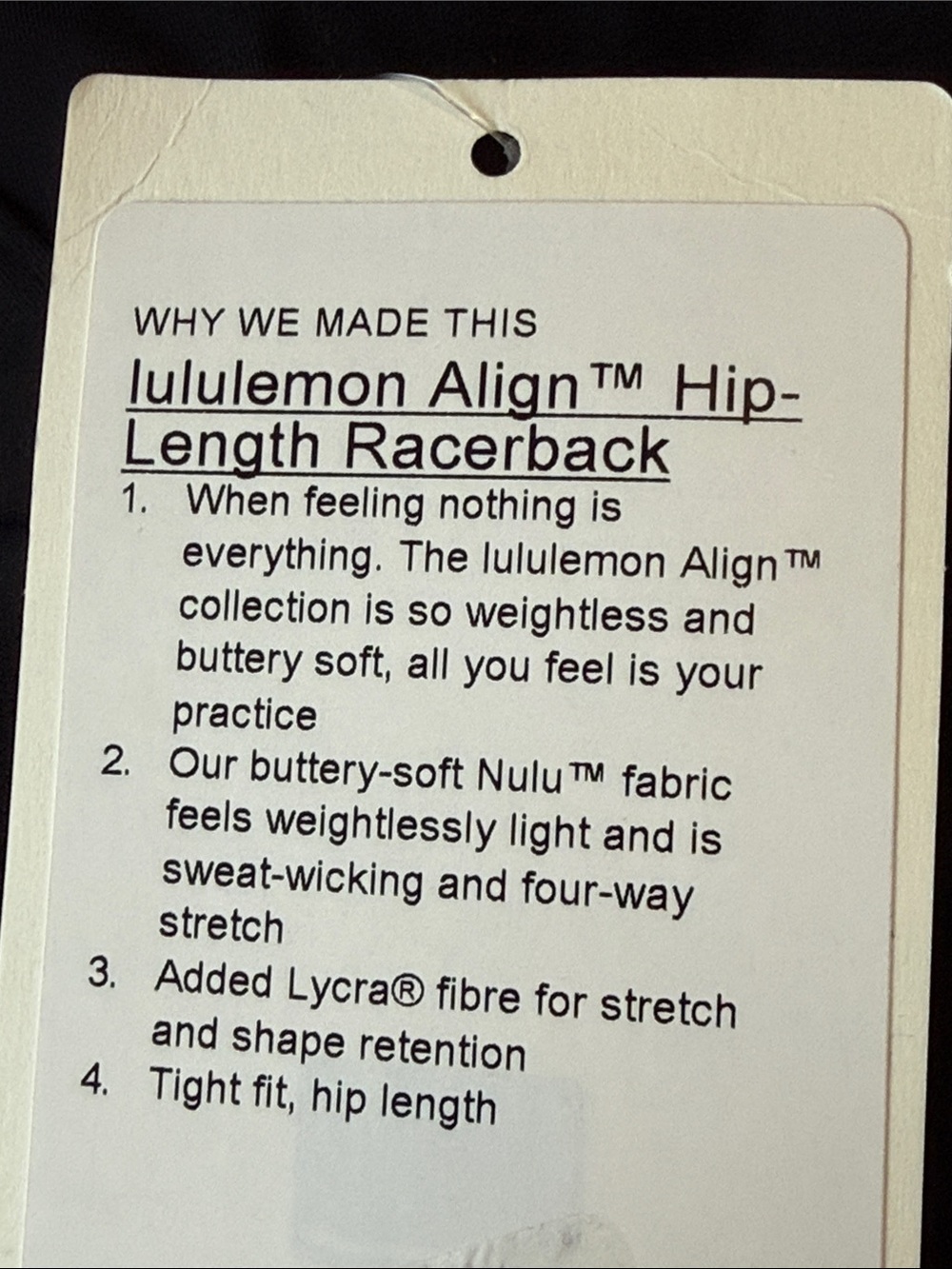 Lululemon Align Hip-Length Racerback - Picture 10 of 10